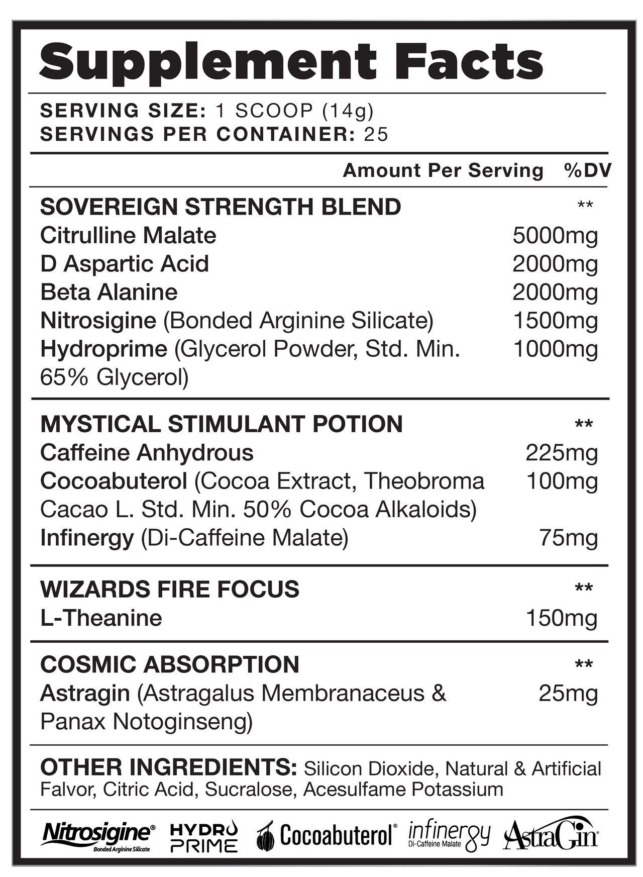 Excalibur - Legendary Pre Workout