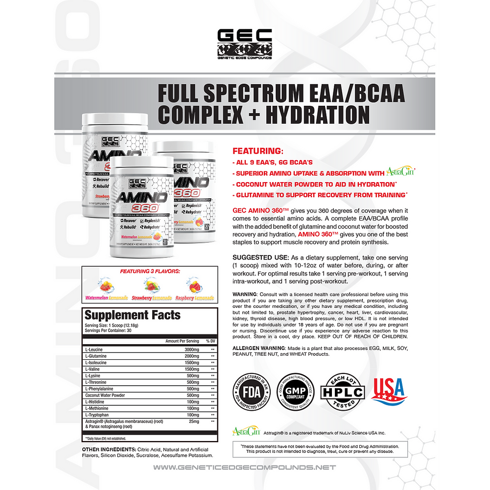 Amino 360 - BCAA + EAA
