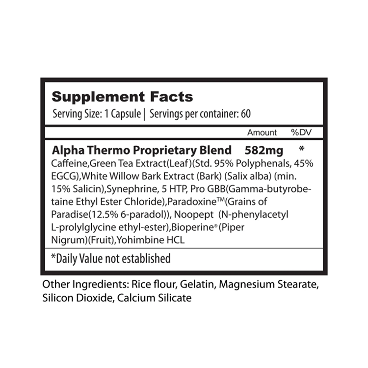 ALPHA THERMO - Stimulant Fat Burner