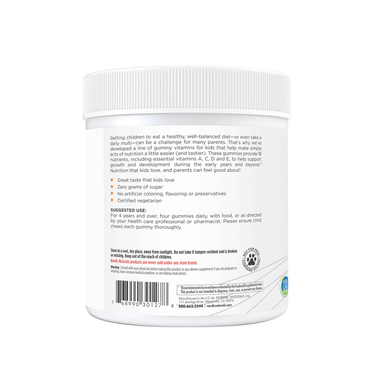 Zero Sugar Kids Multi Gummies
